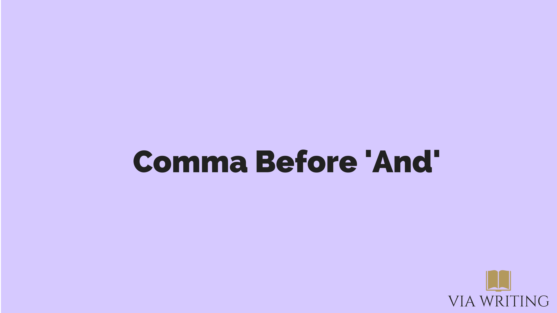 comma-before-and-via-writing