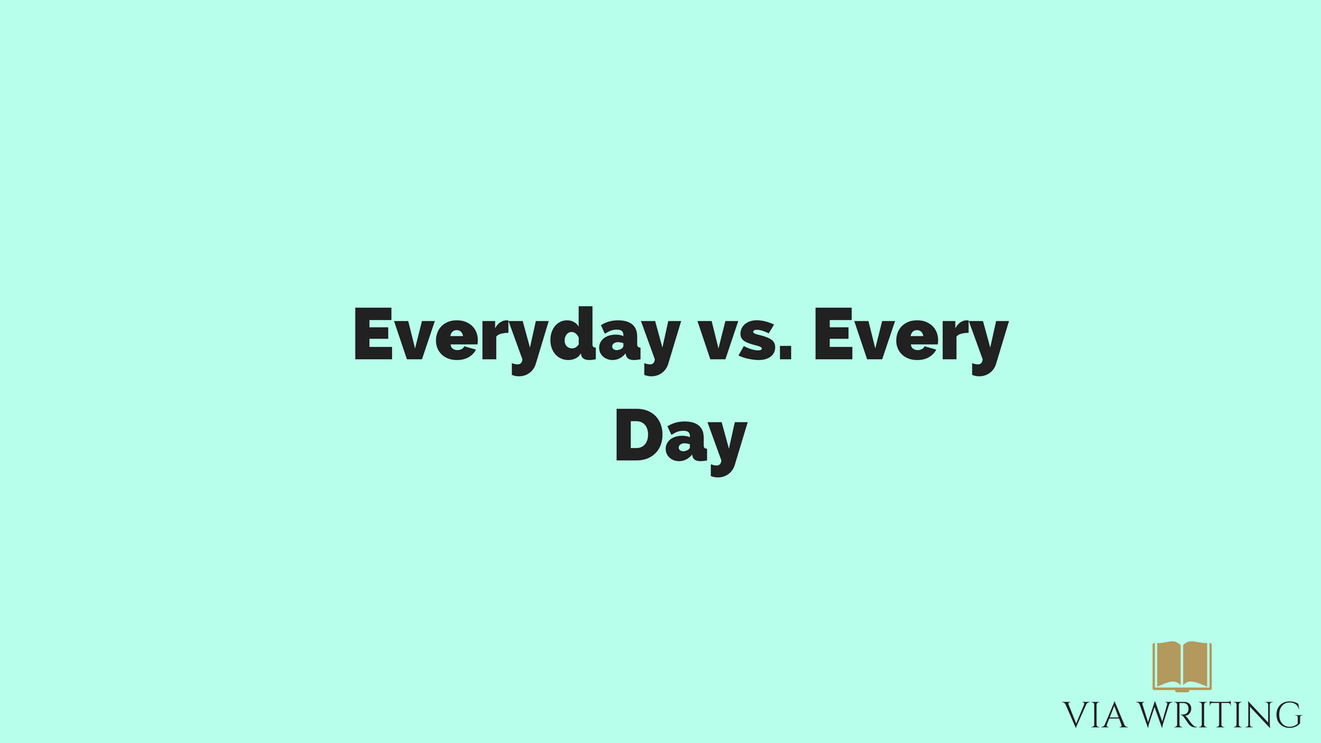 everyday vs every day